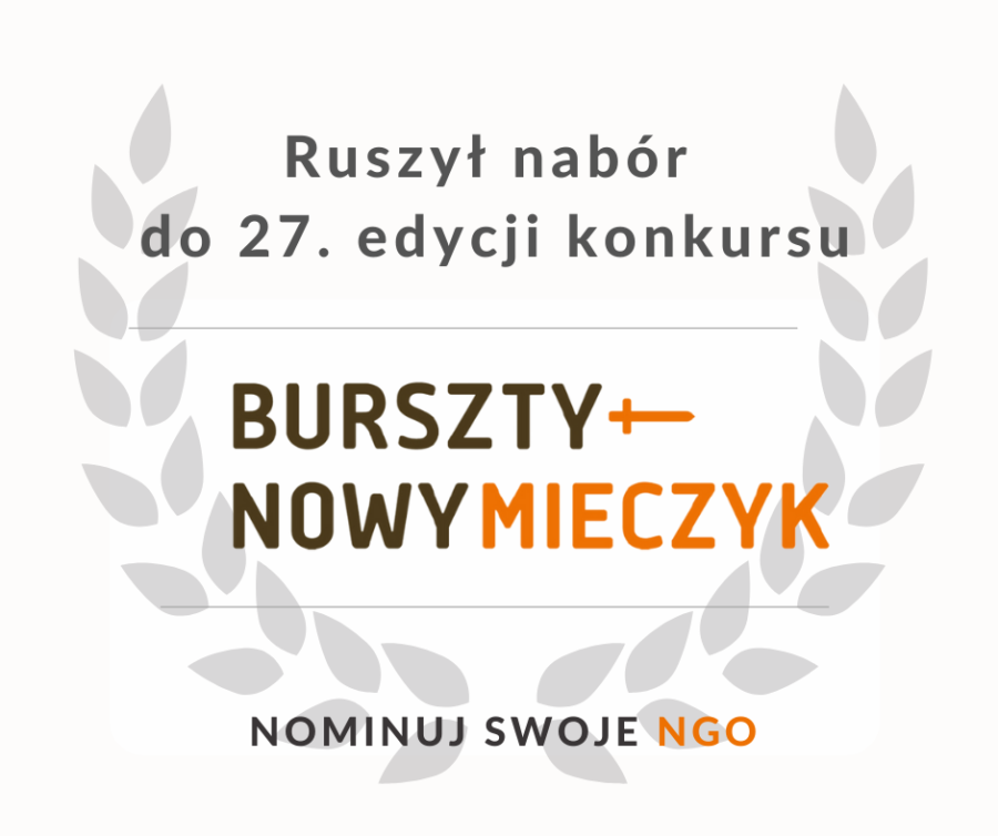 Zdjęcie: Przedłużony nabór wniosków do konkursu o Nagrodę Bursztynowego Mieczyka dla organizacji pozarządowych