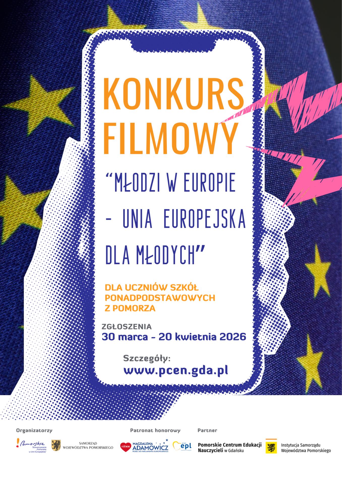 Zdjęcie: „Młodzi w Europie – Unia Europejska dla młodych” – konkurs filmowy dla młodych Pomorzan
