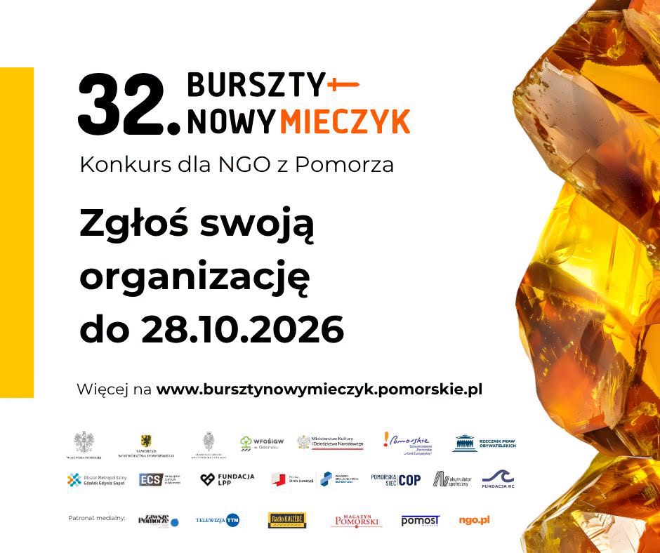 Zdjęcie: Bursztynowy Mieczyk – ruszył konkurs dla pomorskich NGO